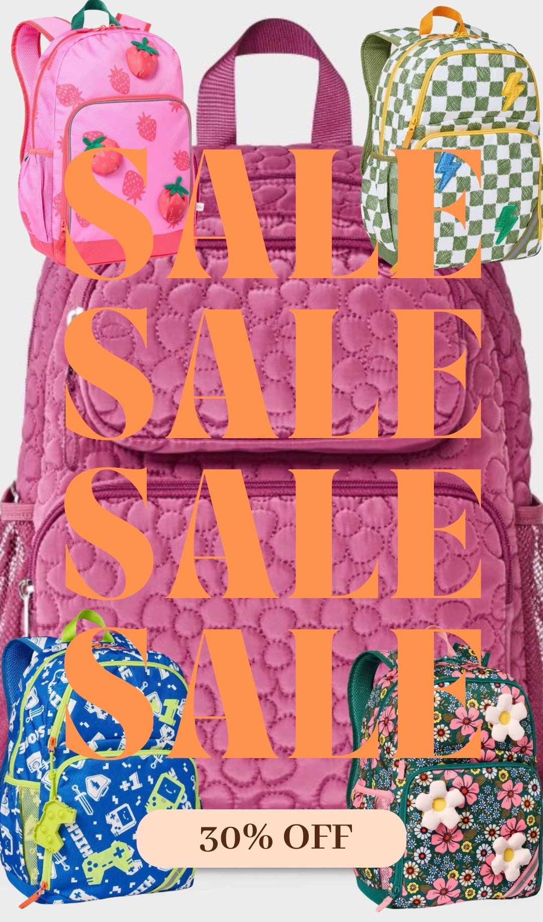30% off select backpacks at Target this week!

So many cute options. Linked my favorites below!! 

#target #backtoschool #backpack #sale

#LTKSeasonal #LTKSaleAlert #LTKKids