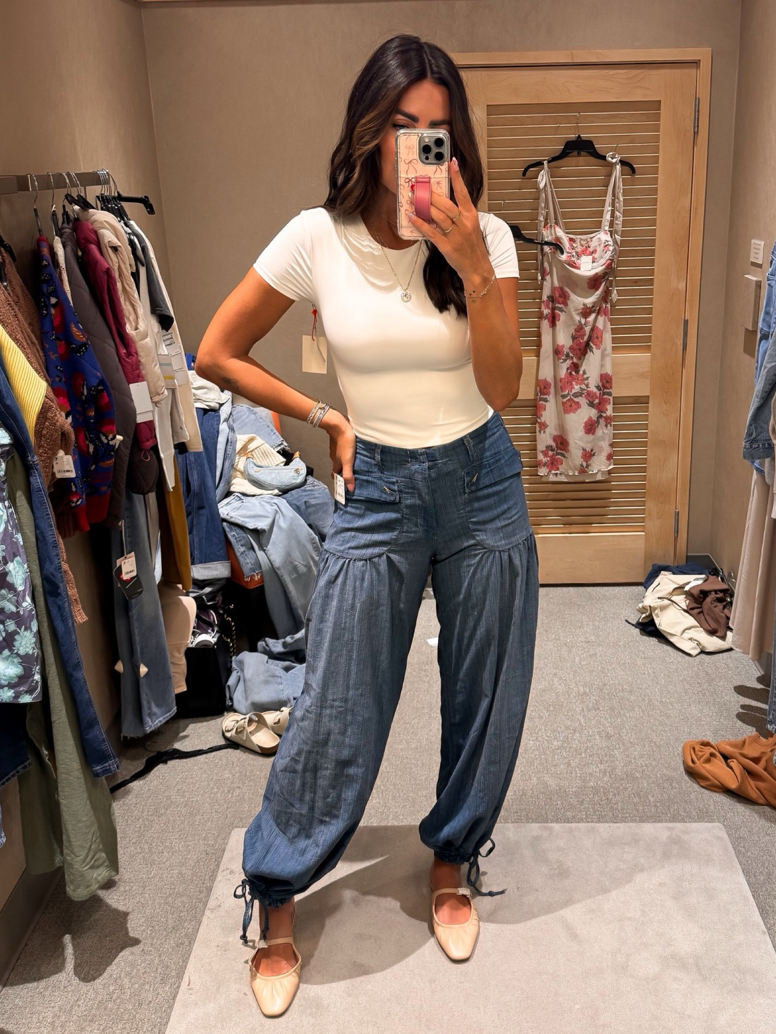Soft Cropped Tee (small) | Free People Balloon Pants (28) | Slip On Mule (tts) | Nordstrom Anniversary Sale | NSale Style | Fall Outfit

#LTKSummerSales #LTKxNSale #LTKSaleAlert