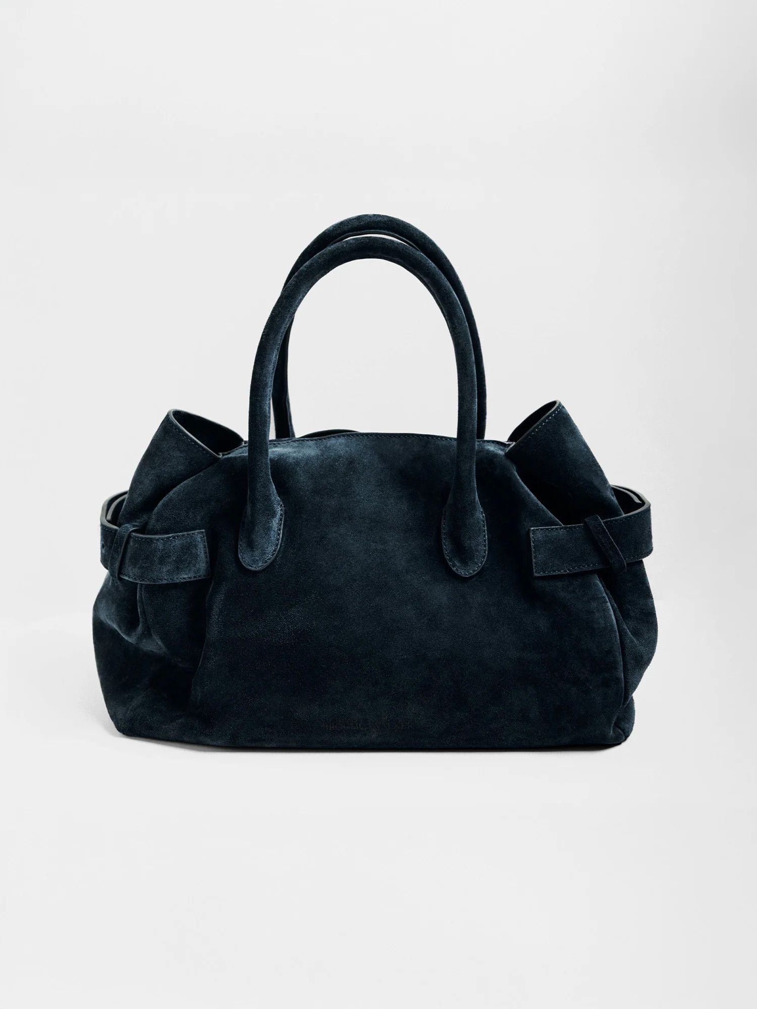 Women's Petite Suede Tote in Navy | Brochu Walker | Brochu Walker