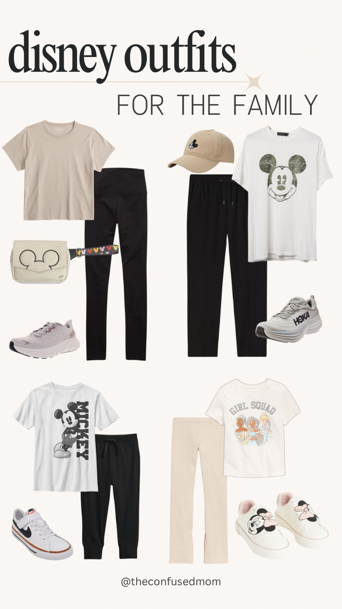 Disney outfits for the family, toddler Disney outfits, Abercrombie tee, Mickey dad tee, vintage Mickey tee, Mickey hat, Mickey belt bag, hoka shoes, Amazon fashion, kids Disney wear, girls Disney wear, girls shoes, boys shoes, Nike, old navy, gap, H&M 

#LTKfamily #LTKtravel #LTKkids
