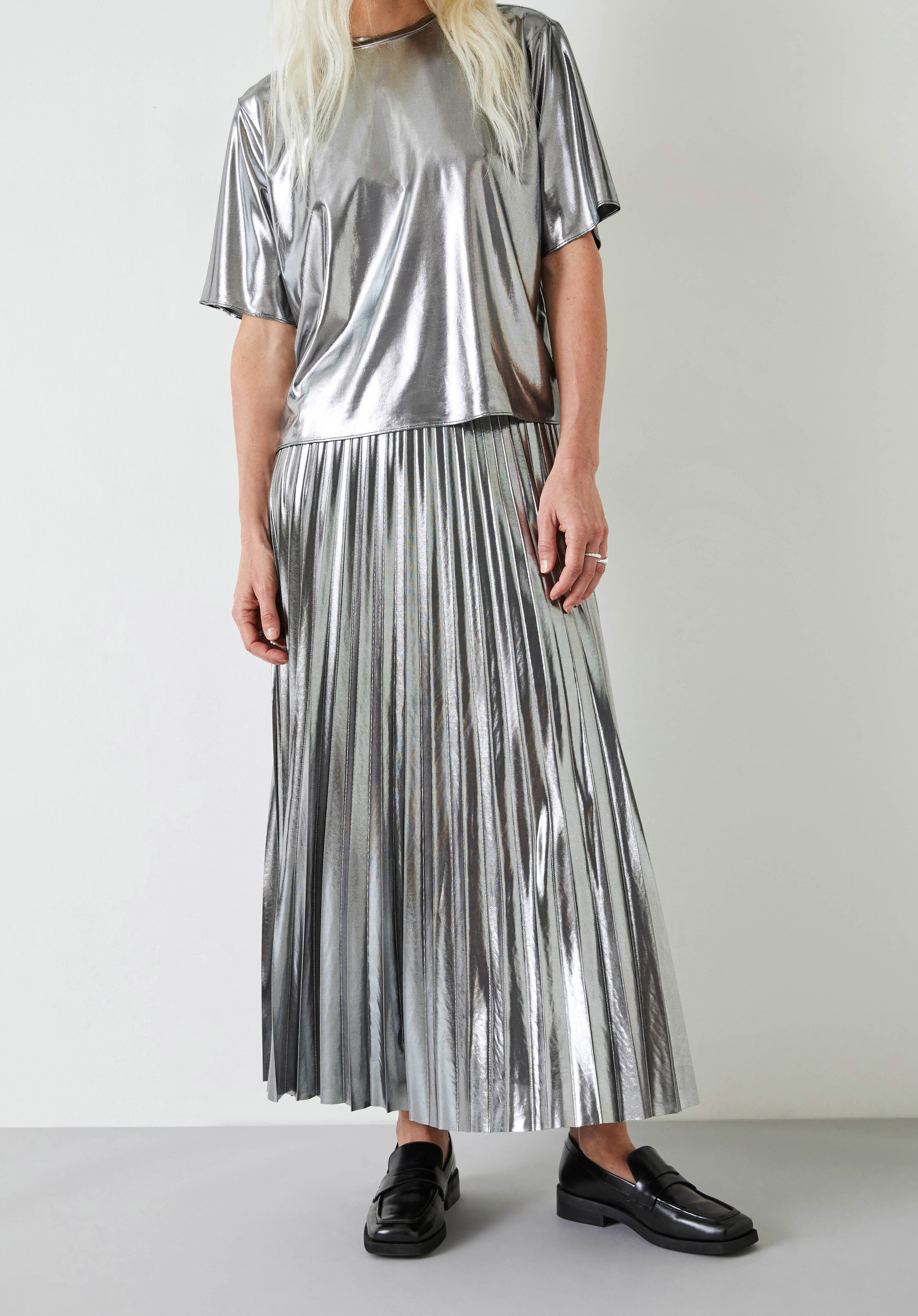 Raven Pleated Maxi Skirt | Hush UK