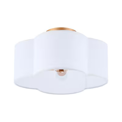 CO-Z 4-Light 12-in Brushed Gold Led, Flush Mount Light | Lowe's