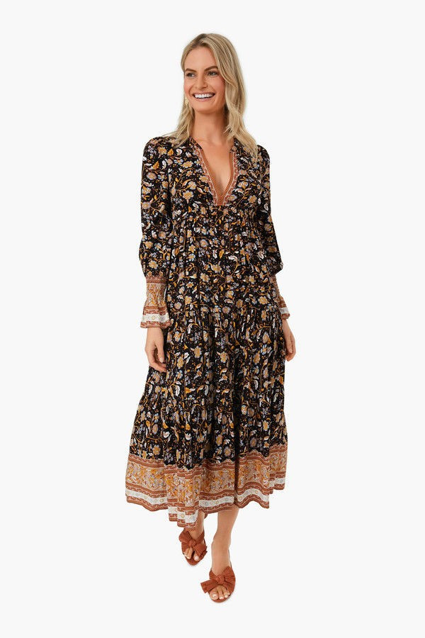 Yellow Floral Zuri Dress | Tuckernuck (US)