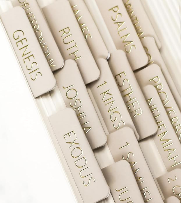 Laminated Bible Tabs for Women and Men,Bible Study Tabs,Bible Study Journaling Supplies,Bible Boo... | Amazon (US)