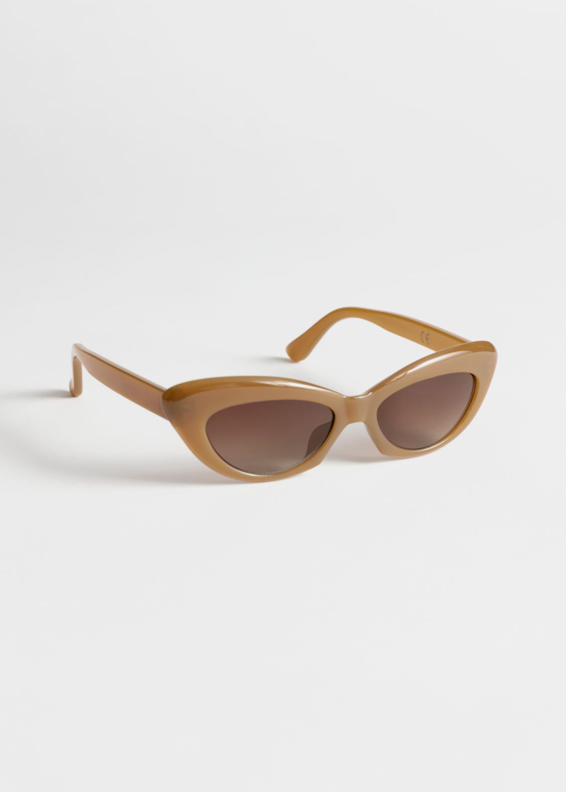 Rounded Cat Eye Sunglasses - Beige | & Other Stories (EU + UK)