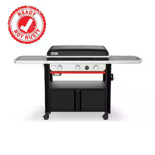Reviews for Weber Slate Griddle 3-Burner Propane Gas 30 in. Flat Top Grill in Black with Thermome... | The Home Depot