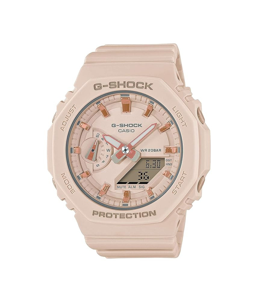 G-Shock Ladies' Casio S Series Light Pink Resin Strap Watch GMAS2100-4A | Amazon (US)