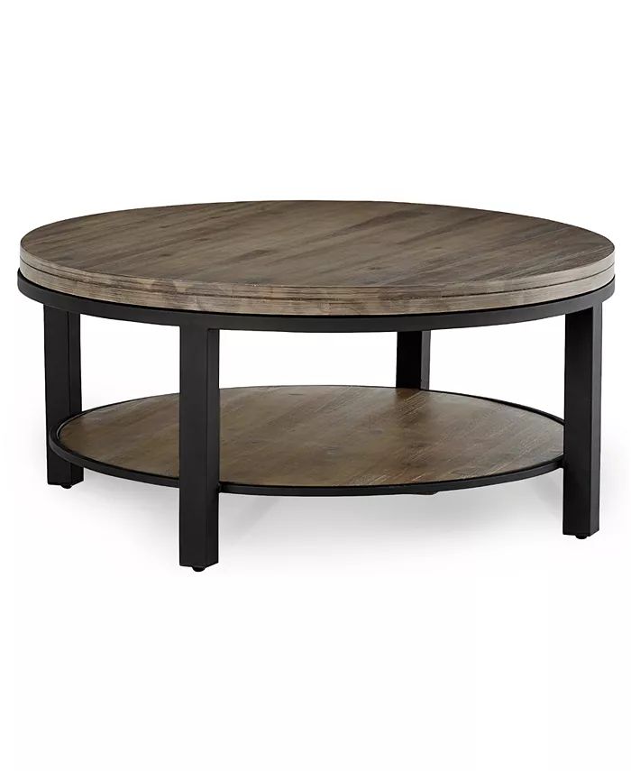 Furniture Canyon Round Coffee Table, Created for Macy's - Macy's | Macys (US)