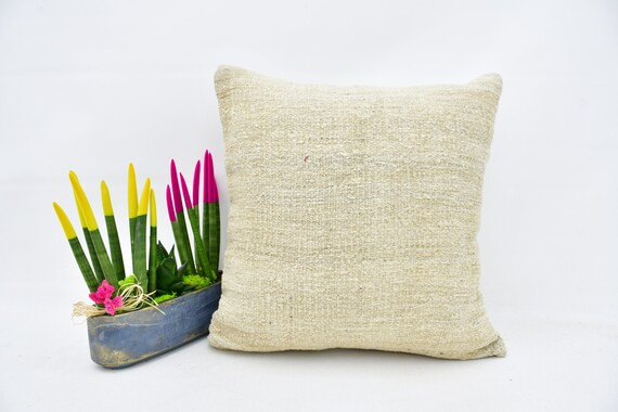 Kilim Pillow, Turkish Kilim Pillow, Oriental Pillow, Bohemian Pillow,  22x22 Hemp Kilim Pillow,  ... | Etsy (CAD)