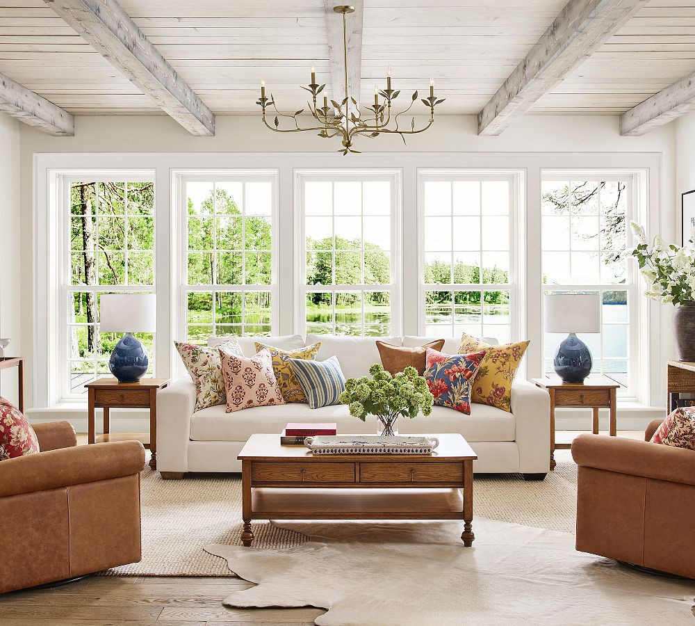 Summerville Rectangular Coffee Table (48") | Pottery Barn (US)