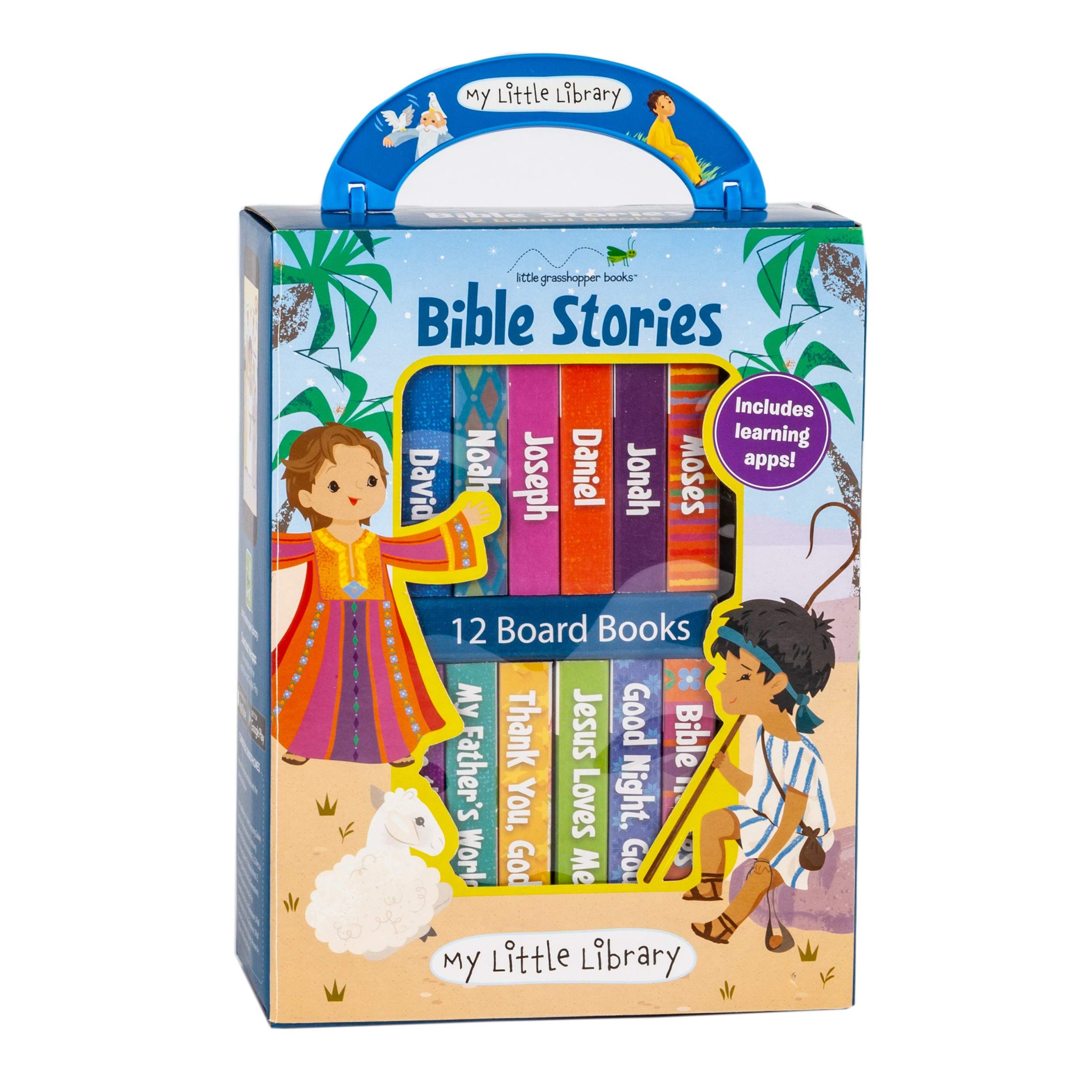 My Little Library: Bible Stories (12 Board Books)    Hardcover – Illustrated, March 15, 2020 | Amazon (US)