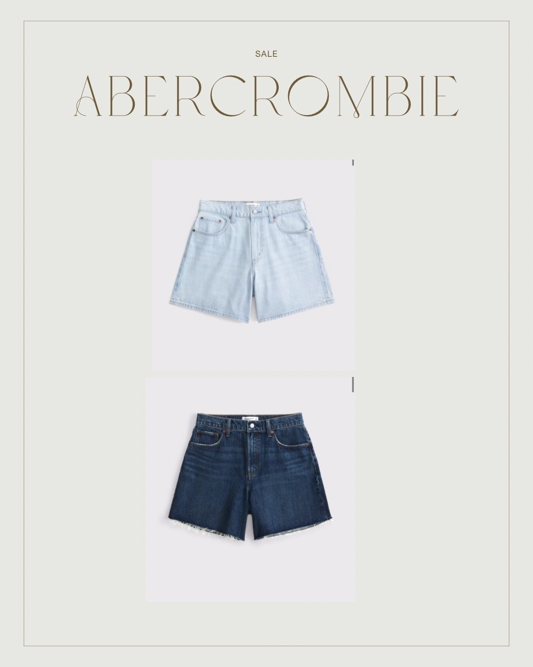 Huge sales on Abercrombie right now ! Was $75, NOW $29.99!!! 
#abercrombie #abercrombieshorts

#LTKgrwm #LTKdayinmylife #LTKmomlife