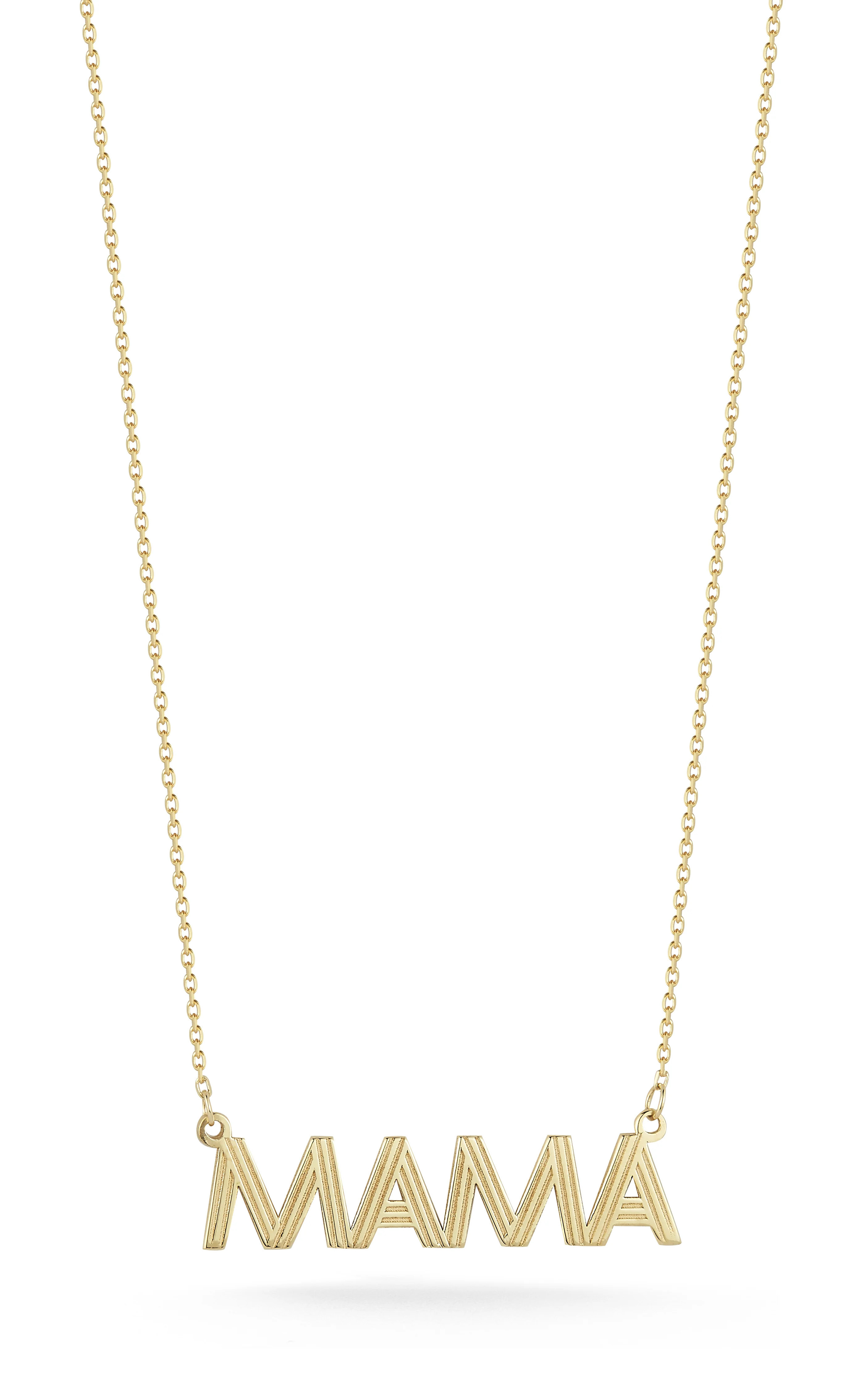 14K Gold Mama Necklace | Shop Simon