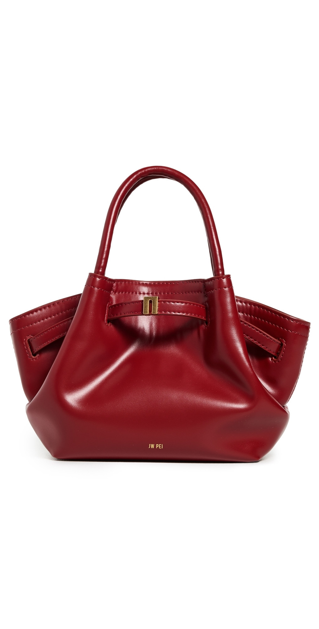 JW PEI Hana Faux Leather Mini Tote Bag Claret One Size | Shopbop
