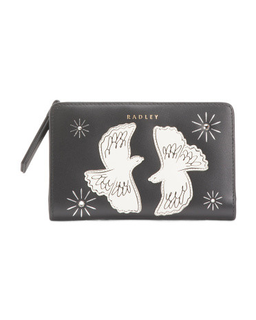 Leather Two Turtle Doves Wallet | TJ Maxx