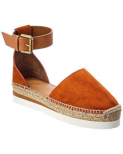 Suede & Leather Espadrilles | Gilt