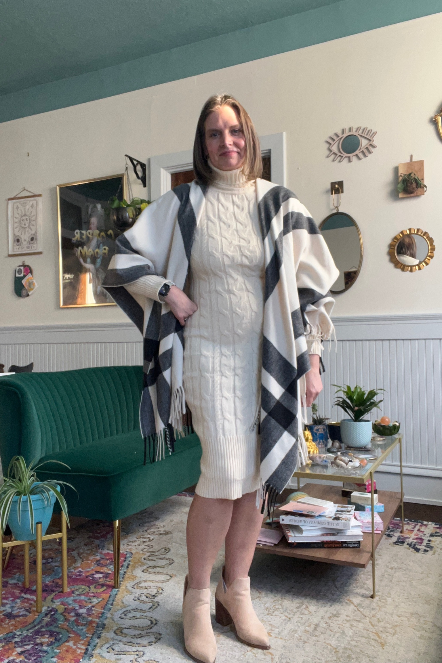 Fun sweater dress for winter 

#LTKmidsize #LTKover40 #LTKSeasonal