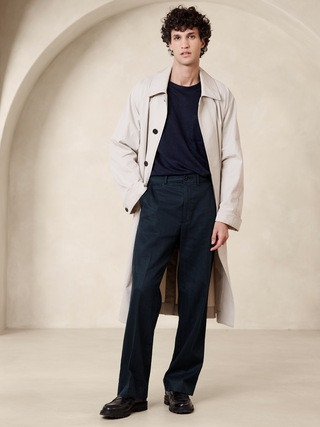 Italian Herringbone Officer Pant | Banana Republic (US)