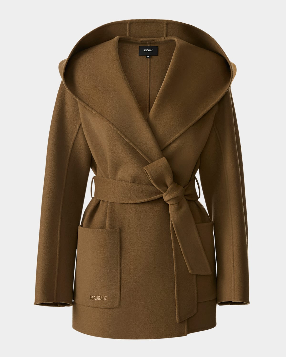 Paya Double-Face Wool Wrap Coat | Neiman Marcus