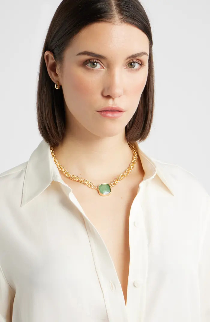 Nordstrom Faceted Stone Pendant Necklace | Nordstrom | Nordstrom