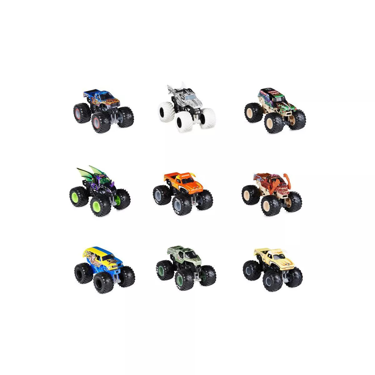 Monster Jam 1:64 Scale Monster Truck Diecast 9pk | Target