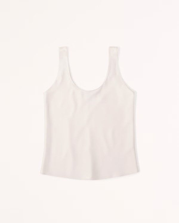 Satin Scoopneck Cami | Abercrombie & Fitch (US)