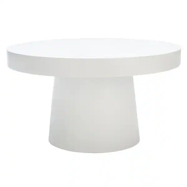 SAFAVIEH Jaria Paper Mache Round Coffee Table - 31.6" W x 31.6" L x 17.8" H | Bed Bath & Beyond