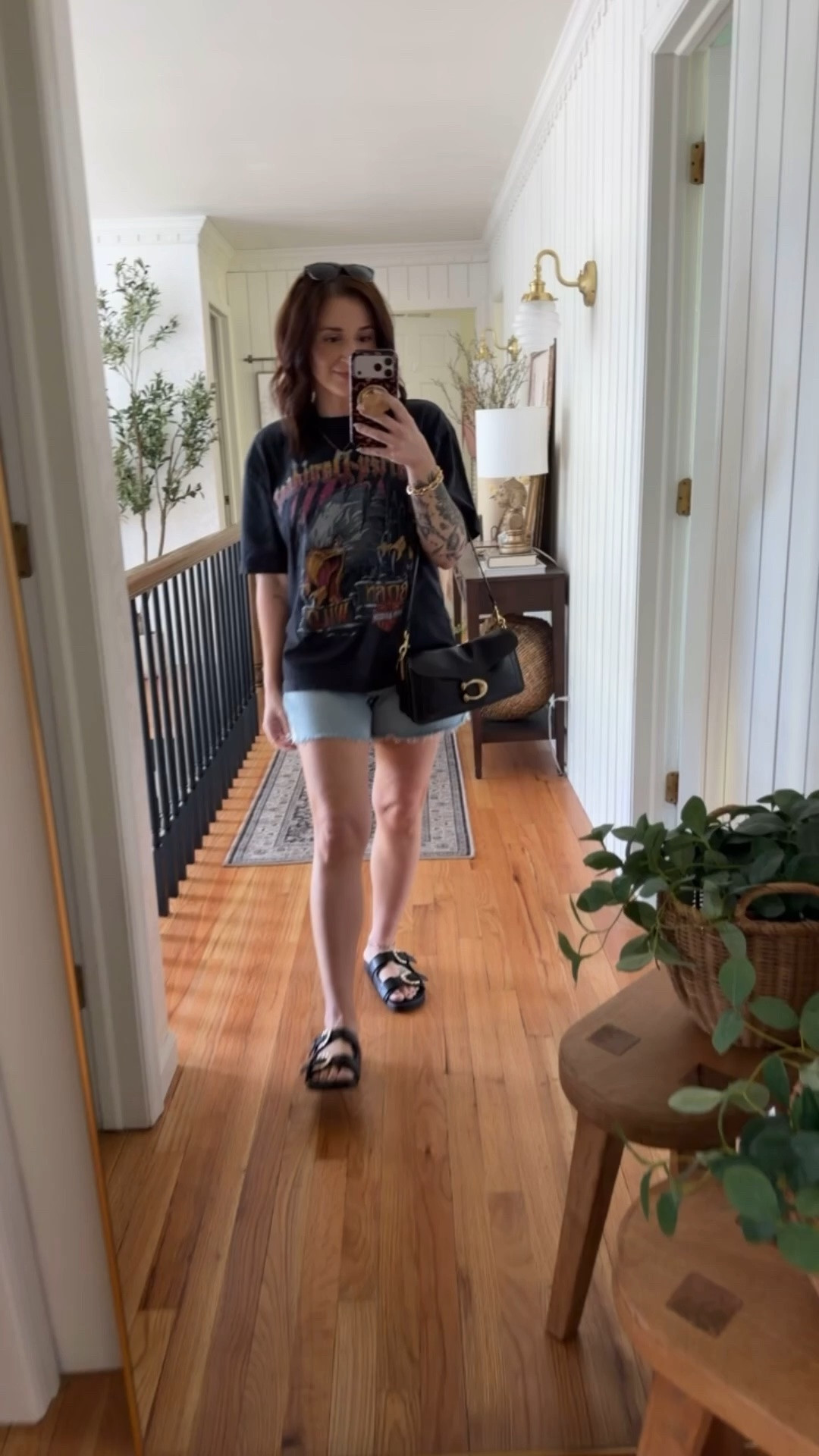 Errands outfit of the day🖤 

Top is Men’s size XS
Shorts size 27 (I sized up)

#LTKPetite #LTKmomlife #LTKootd