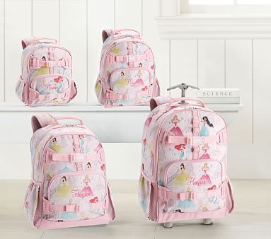 Mackenzie Disney Princess Castle Shimmer Backpack | Pottery Barn Kids