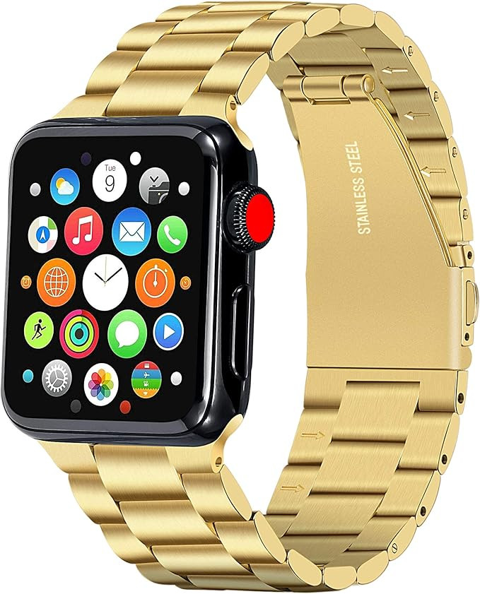 Libra Gemini Compatible for Apple Watch Band 42mm 44mm Replacement Stainless Steel Metal iWatch B... | Amazon (US)