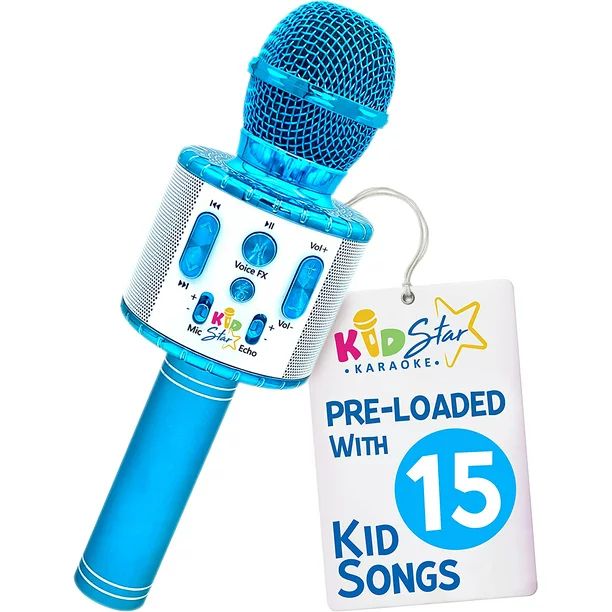 Move2Play Kids Star Karaoke, Kids Bluetooth Microphone, + 15 Pre-Loaded Nursery Rhymes, Boy & Gir... | Walmart (US)