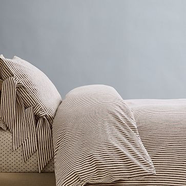 Pierce & Ward Cotton Linen Stripe Shams | West Elm (US)