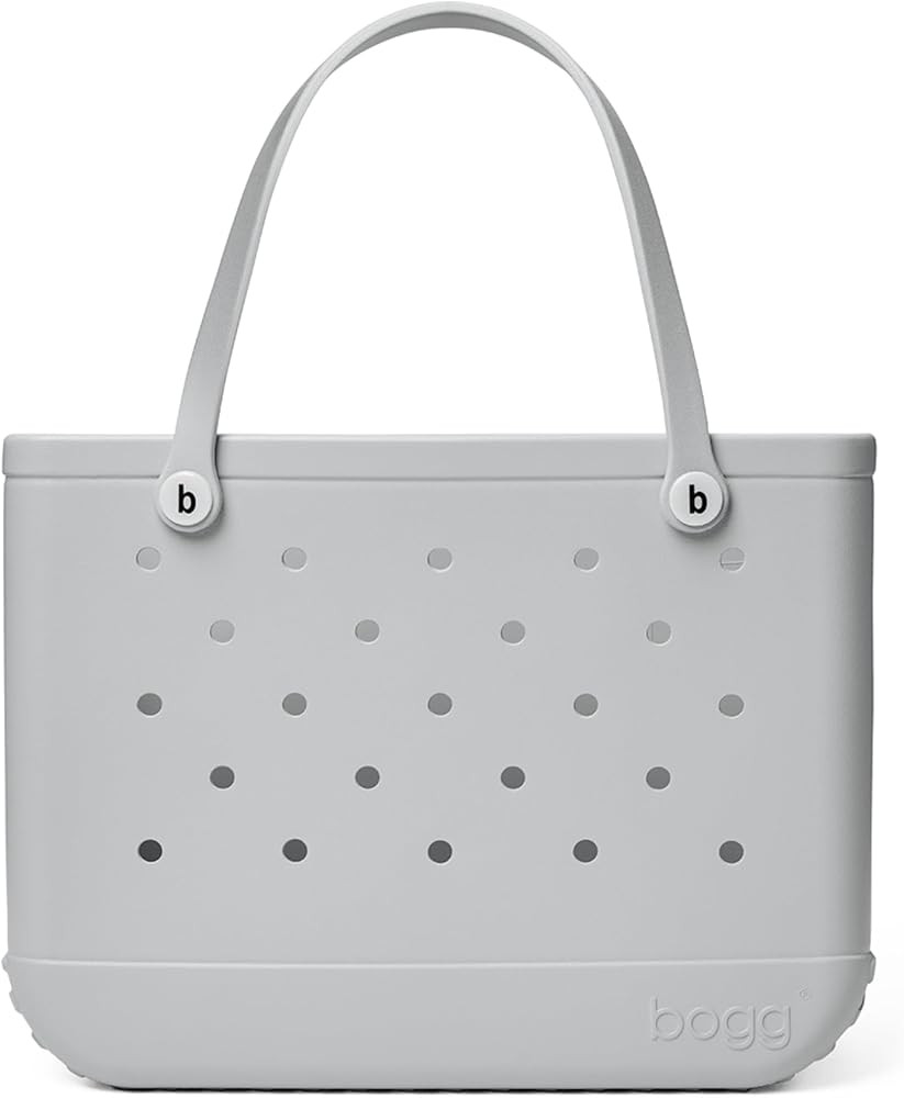BOGG BAG - Original, Large Tote - Shades of Gray, White Buttons - 19in L x 9in W x 14in H - Beach... | Amazon (US)