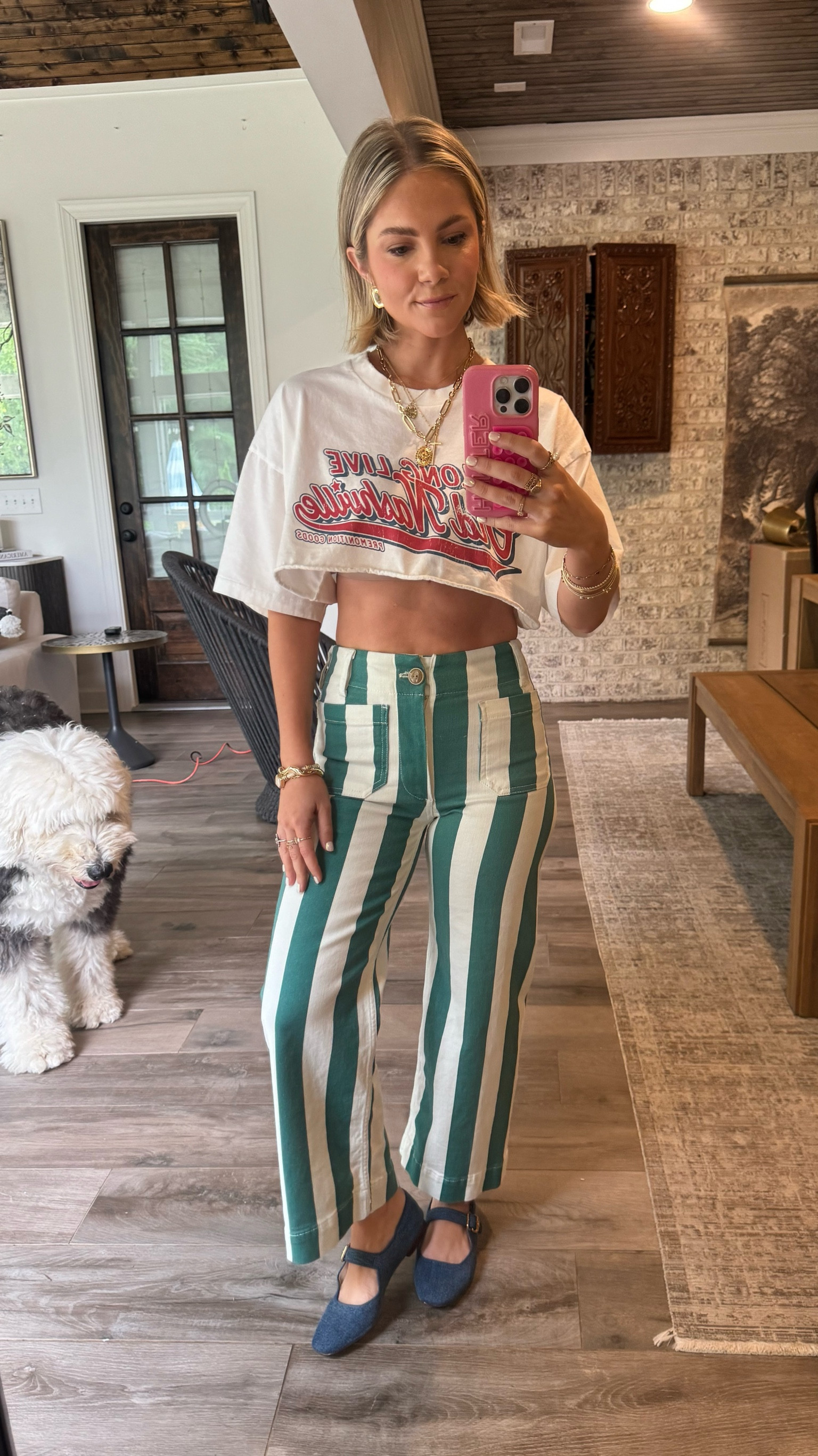 My outfit details! My tee is launching on premonition today! 

#LTKStyleTip #LTKShoeCrush