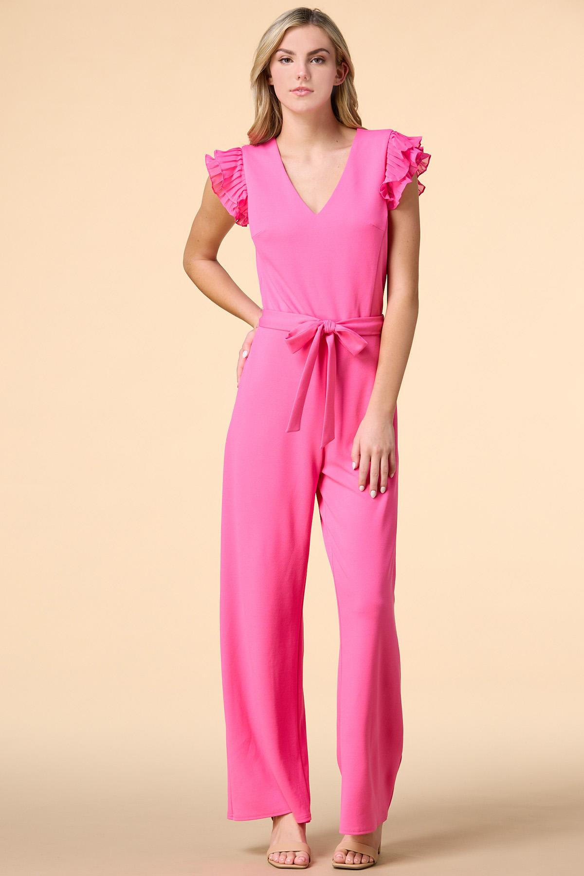 fluttering eyelashes jumpsuit | Versona