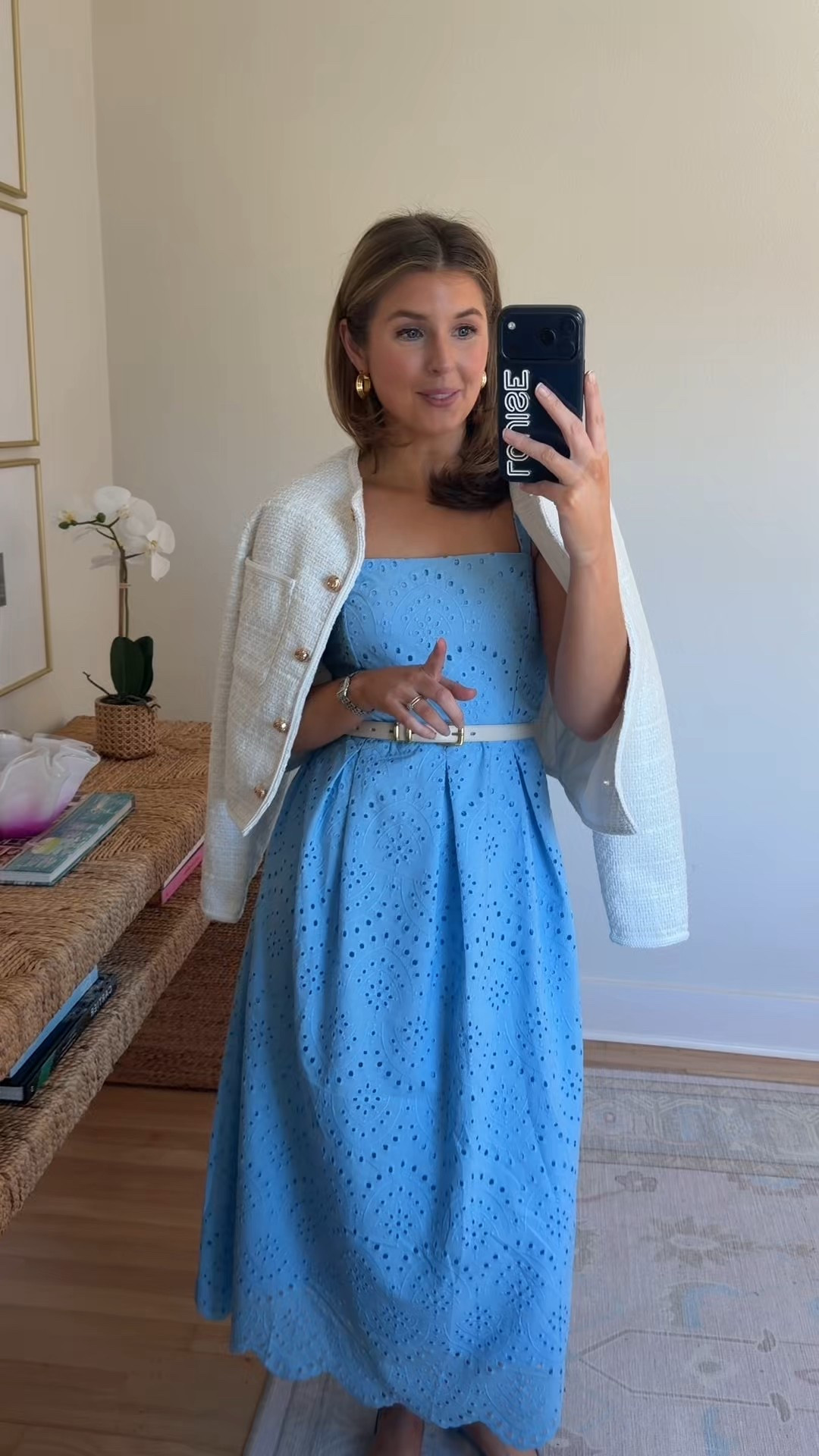 Spring workwear or church fit! Wearing a S in dress and jacket!