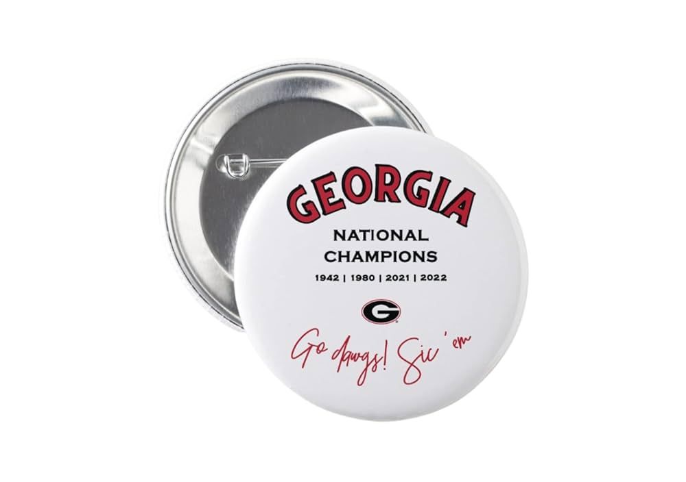 UGA Gameday Button Pin (2.25-inch) | Amazon (US)