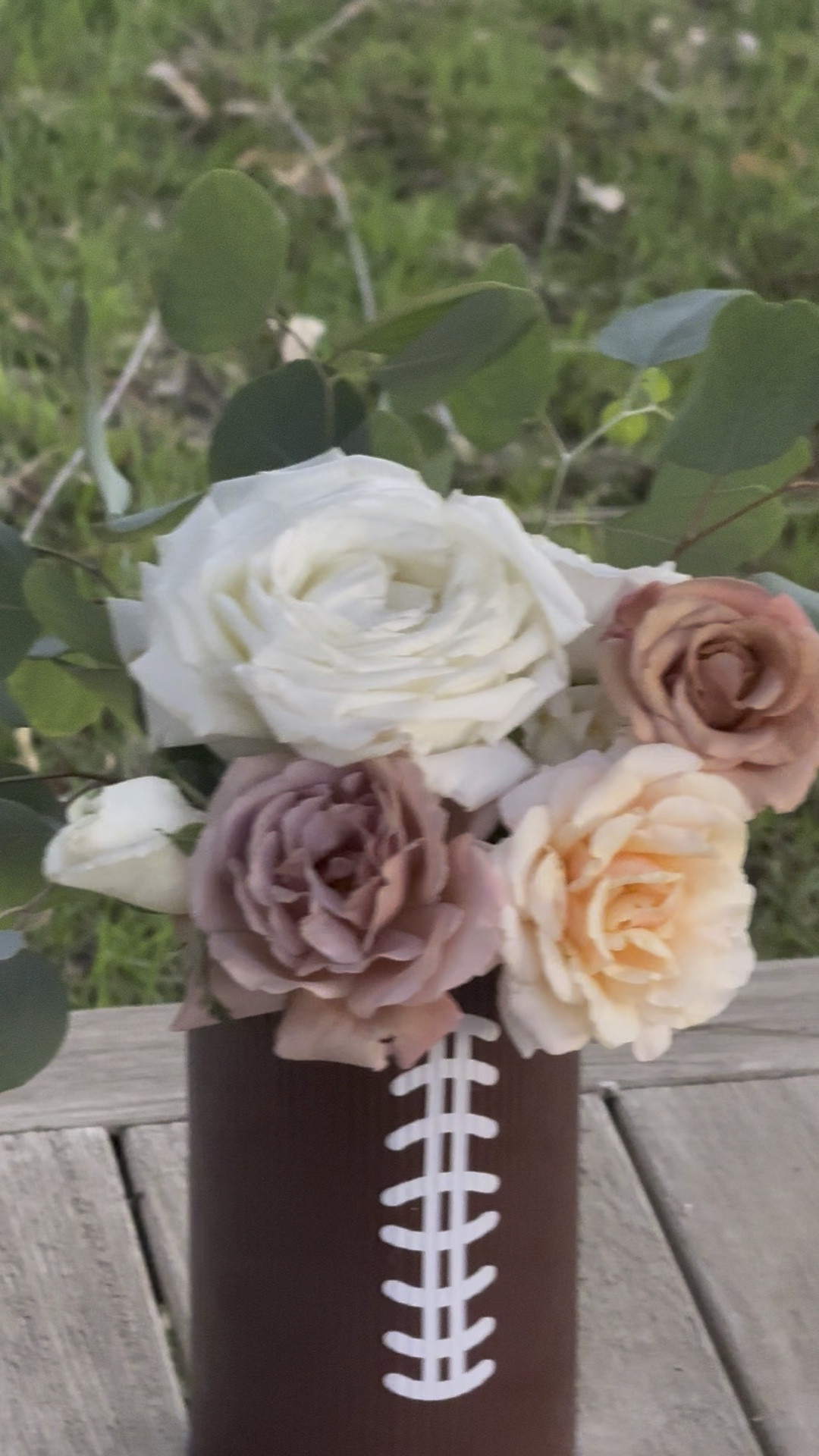 Super Bowl finds. Metal football vases make a great centerpiece for your Super Bowl party 🏈❤️ 

#LTKSeasonal #LTKParties #LTKHome