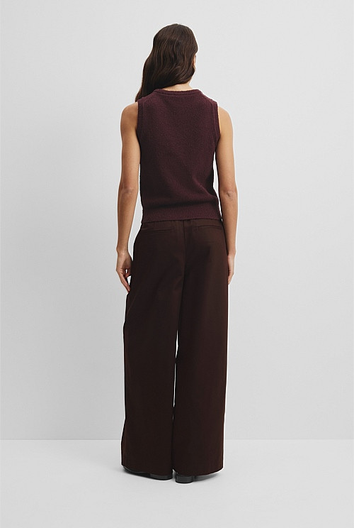 Australian Cotton Blend Boucle Knit Tank | Country Road