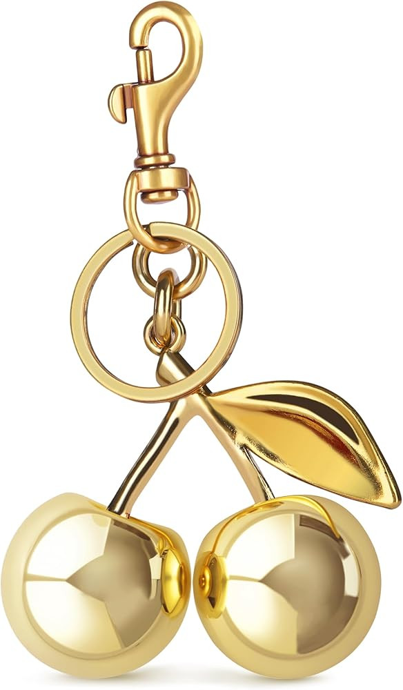 OVRUNS Cherry Bag Charm Cute Cherry Accessories Sparkling Purse Charms for Women | Amazon (US)