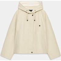 Zara - Zw Collection Hooded Pocket Parka - Beige - L - Woman | Zara US