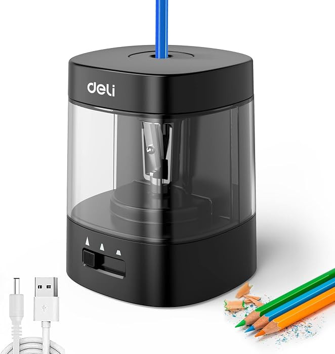 Electric Pencil Sharpener, Automatic Pencil Sharpeners for No.2 Pencils Colored Pencils, USB & Ba... | Amazon (US)