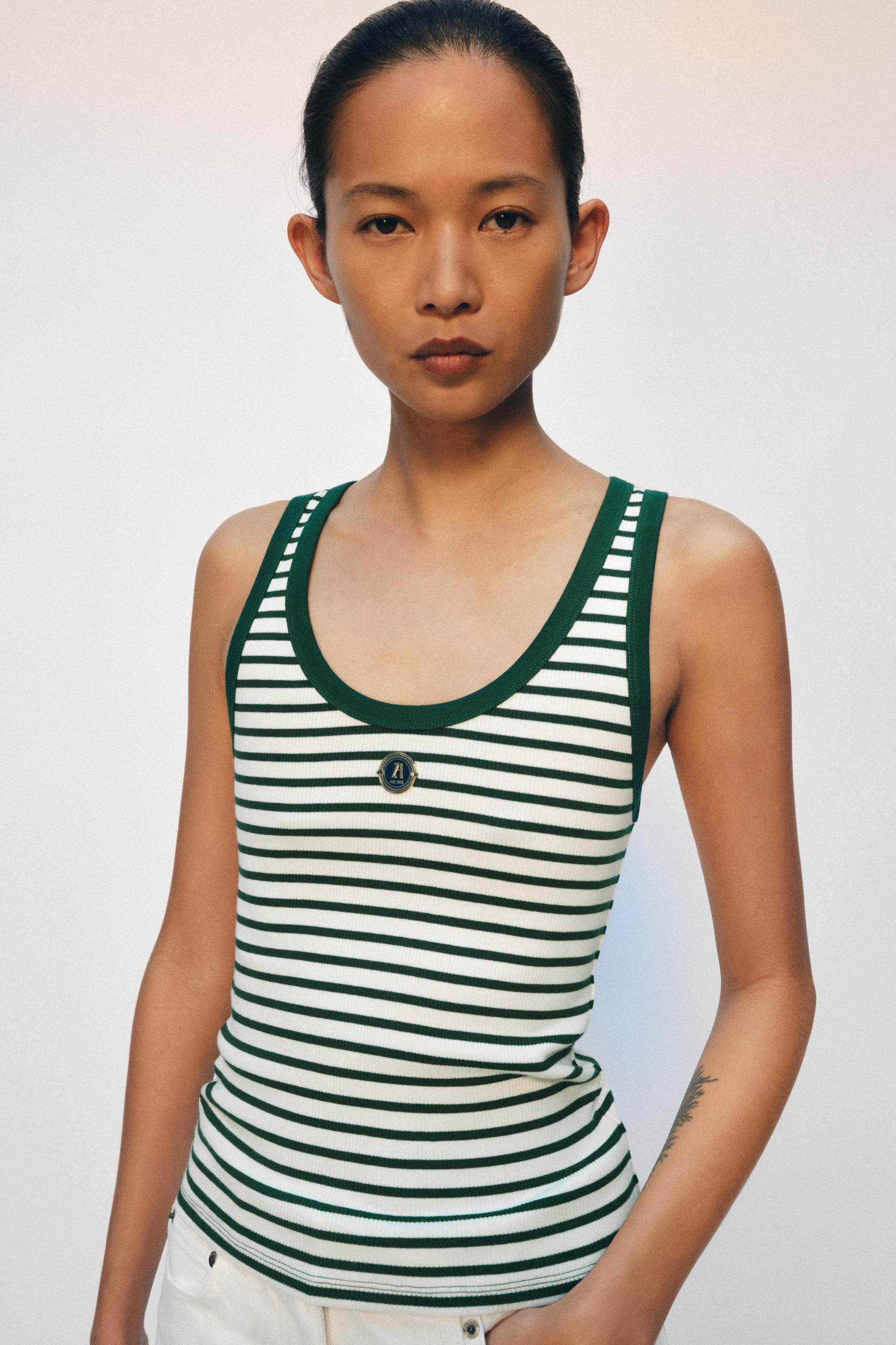 ZA STRIPED TOP | Zara UK