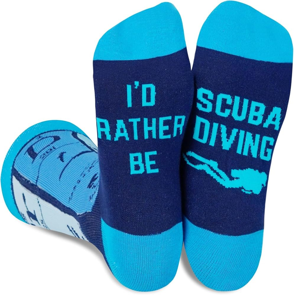 InnoBeta Scuba Diving Gifts, Gifts on Birthday and Christmas, One Size Crew Socks | Amazon (US)