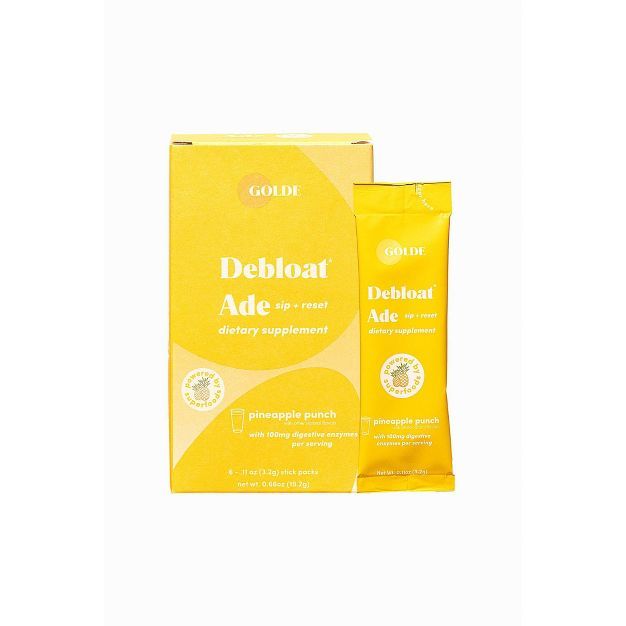 Golde Debloat Ade Pineapple Dietary Supplement - 6ct | Target