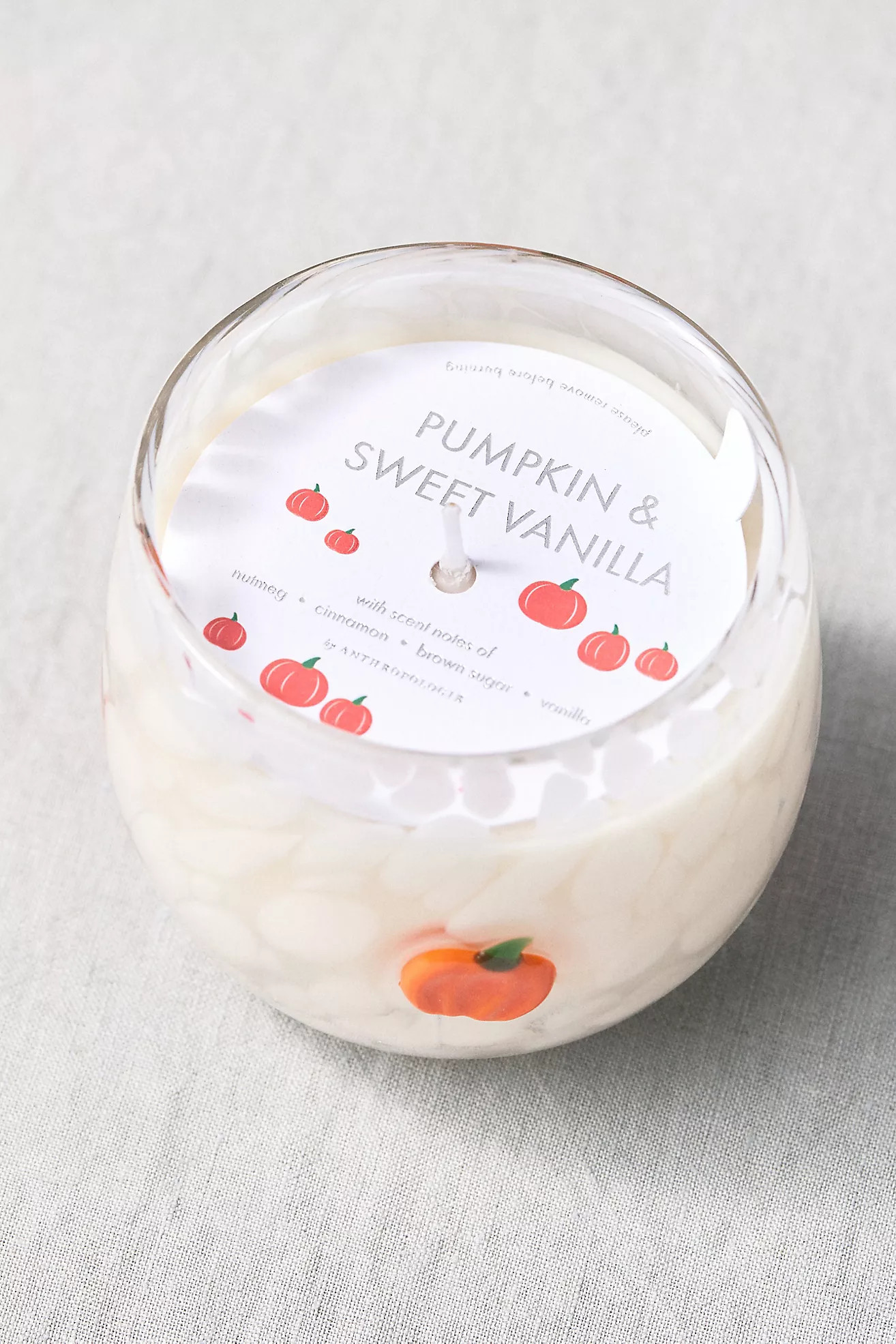 Mystic Confetti Icon Pumpkin Sweet Vanilla Glass Candle | Anthropologie (US)