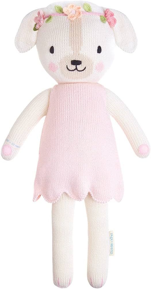 cuddle + kind Charlotte The Dog Little 13" Hand-Knit Doll – 1 Doll = 10 Meals, Fair Trade, Heir... | Amazon (US)