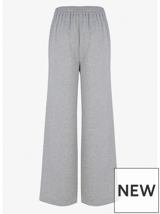 Mint Velvet Grey Wide Leg Trousers | Very (UK)
