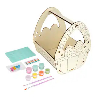 Easter Egg Wood Basket Craft Kit by Creatology™ | Michaels | Michaels Stores
