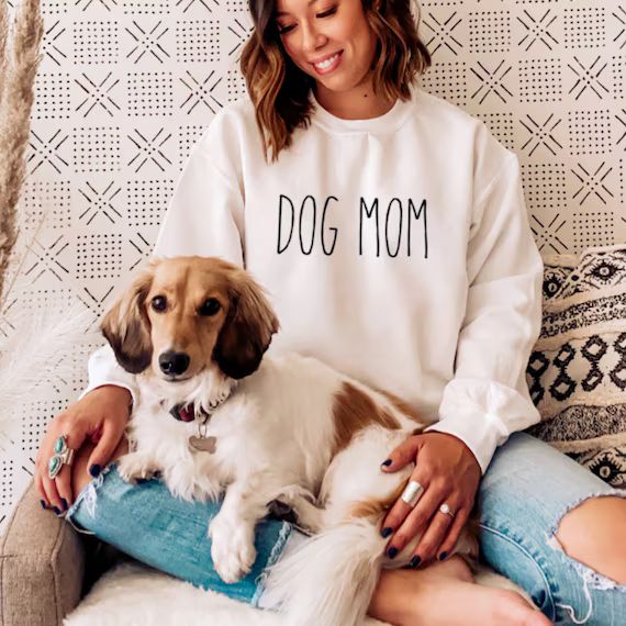 Dog Mom Women's Sweatshirt || Gift for Her || Spring Sweatshirt || Mother’s Day || Dog Mama || ... | Etsy (US)